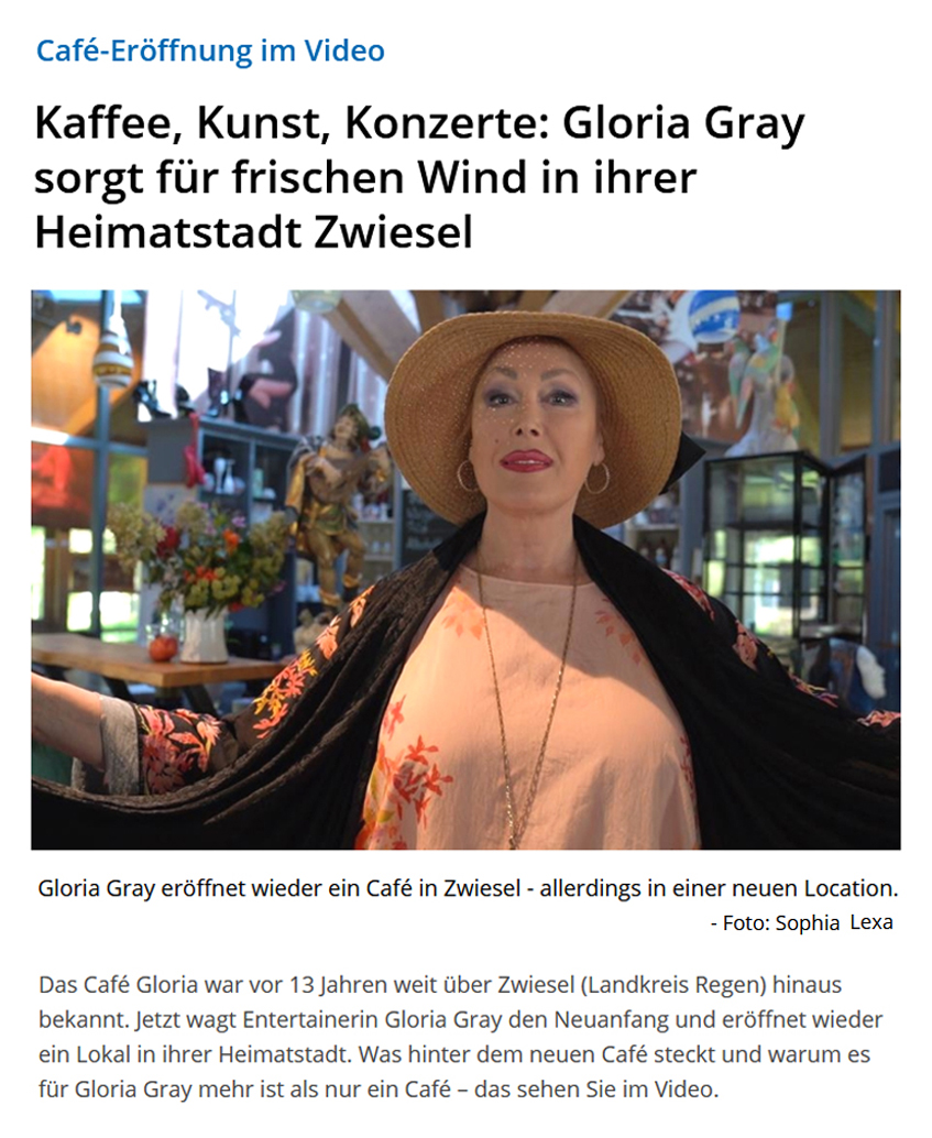 Caf� Gloria in Zwiesel - Making of: Passauer Neue Presse (PNP), 28.09.2026
